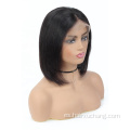 Black Rettin 13x6 Lace Front Bob Wig Mink Virgin Human Hair Wigs HD Human Lace Wig